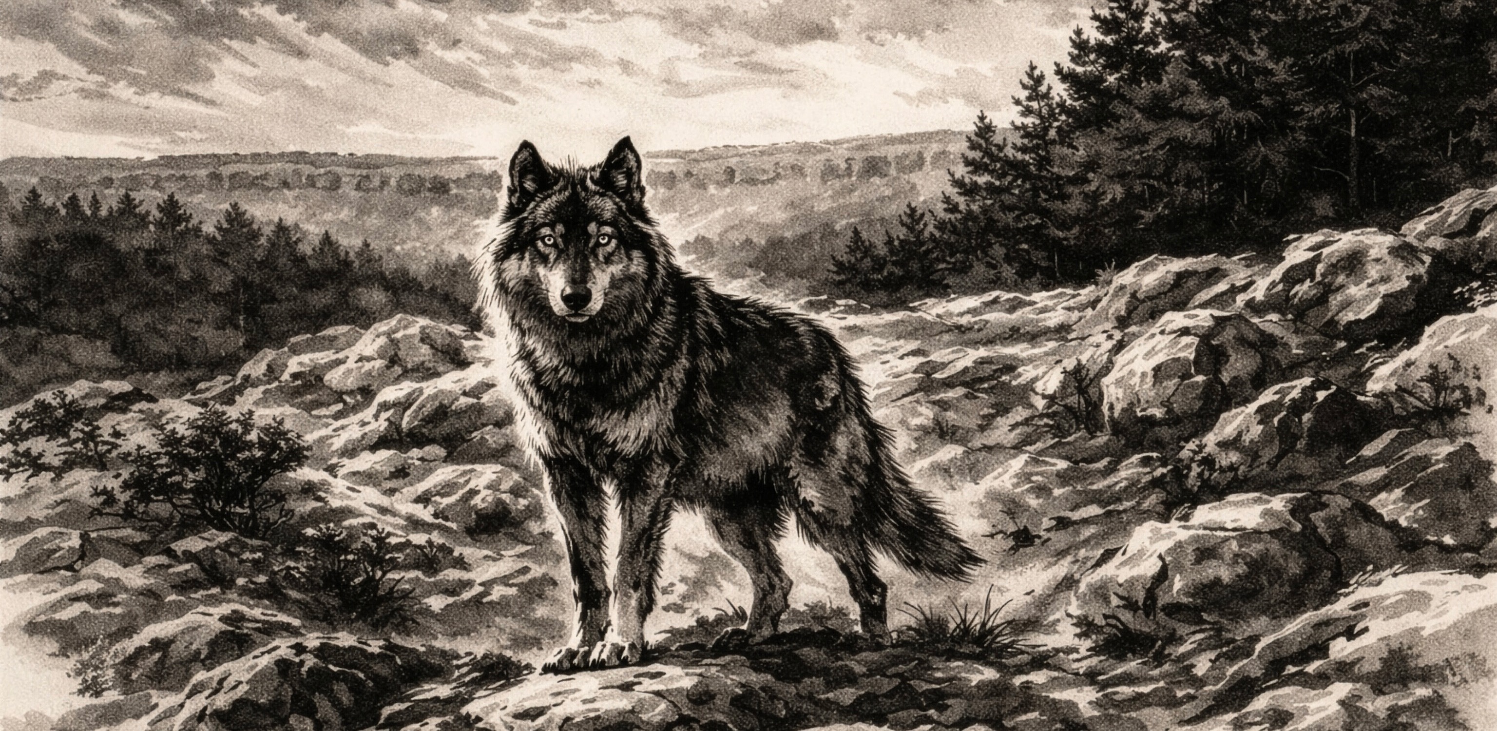 Loup gris